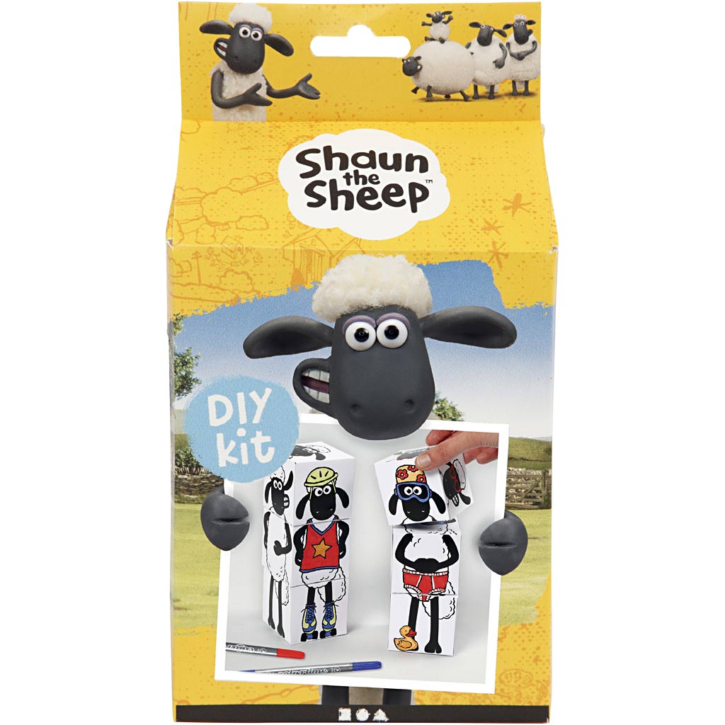 Shaun the sheep stacking blocks, 1 set