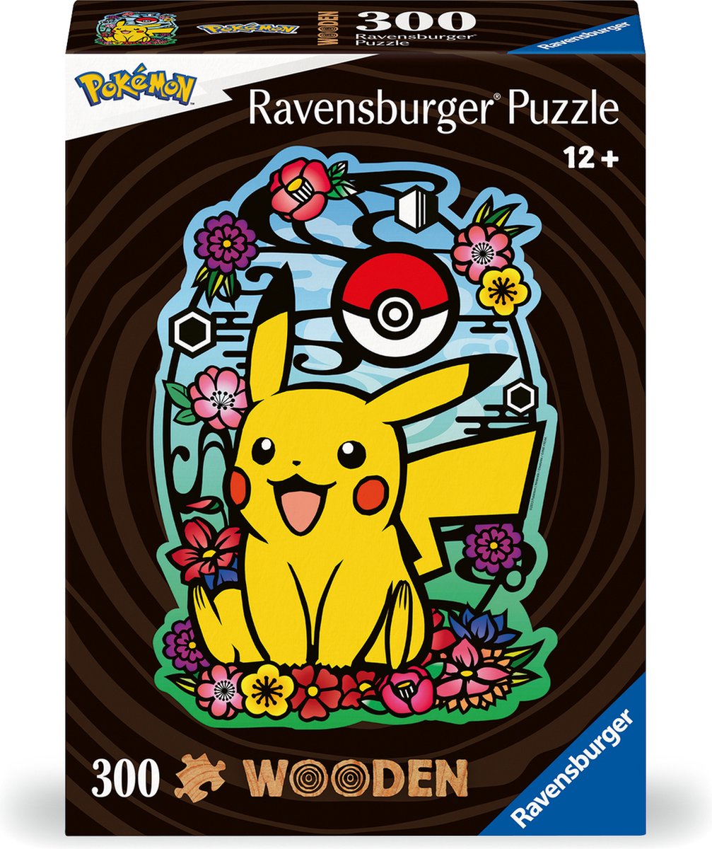 RAVENSBURGER PULLE PULLE PIKACHU, 300st.