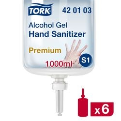 Gel disinfettante per le mani Tork S1 Premium 1l trasparente