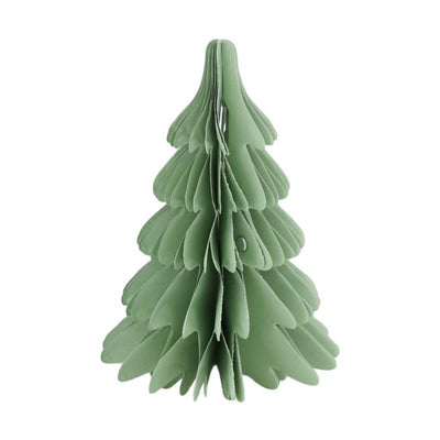 Dijk naturalcollection Albero di Natale in carta 12x12x18 cm verde chiaro