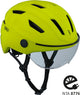Bbb cycling move faceshield transparant e-bike helm - speed pedelec helm - elektrische fiets - snorfiets - neon geel - maat m - bhe-57