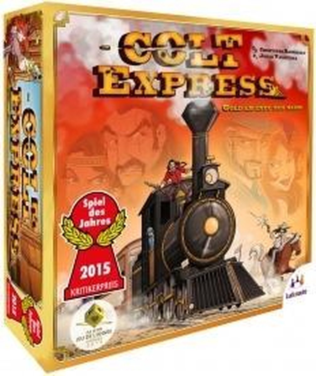 Ludonaute colt express - board game about train robbery in the wild west