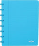 Taccuino alla moda Atoma | ft a5 | 144 pagine | foderato | turchese trasparente