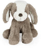 Bunnies by the bay knuffel hond - knuffeldier - geborduurde details - 31 cm - toffee