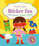Deltas Super Girls Sticker Fun Fun Veching Dolls Sticker Book