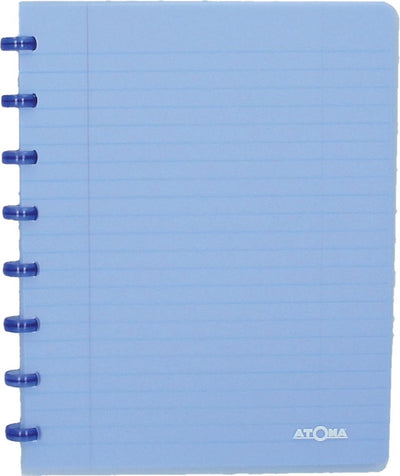 Atoma cuaderno de moda, ft a5, 144 páginas, rayado, azul transparente 1 pieza