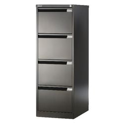 Archiefkast bisley 47 x 62,2 x 132,1 cm zwart 4 laden