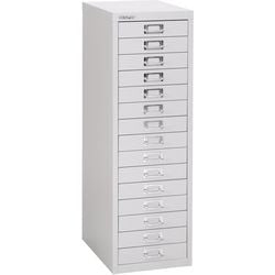 Mueble multicajones serie 39 27,9x40,8x94cm 51cm gris claro
