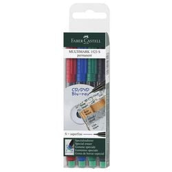 Rotulador faber-castell faber castell multimark permanente s estuche de 4 piezas FC-152304