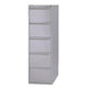Archivador colgante cómoda bisley acero 5 cajones cerradura de cilindro gris