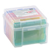 Vaessen creative • opbergbox met 6 cassettes meerdere kleuren