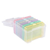 Vaessen creative • scatola portaoggetti con 6 cassette pastello