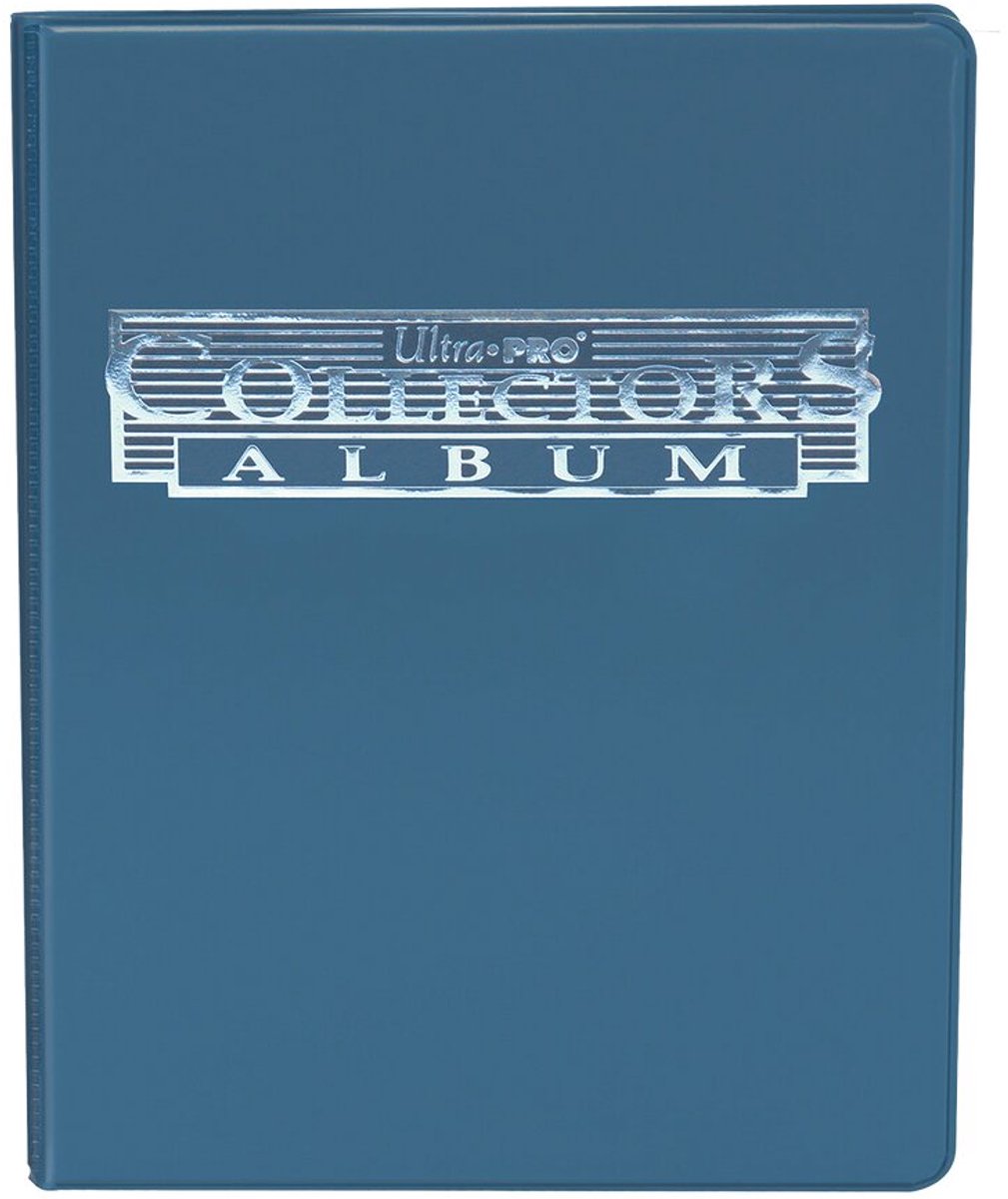 Ultrapro ultra pro collectors album portfolio book 9-pocket blue - no binder not expandable