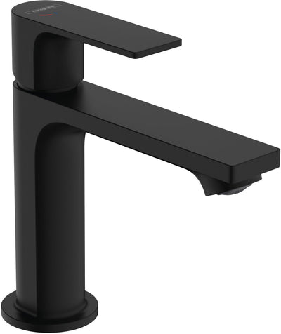 Hansgrohe rebris e - miscelatore per lavabo - funzionamento monocomando - risparmio energetico cool start - con scarico automatico - dimensione 110 mm - nero opaco