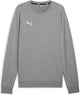 Puma teamgoal casuals sudadera con cuello redondo para hombre - gris medio jaspeado - blanco