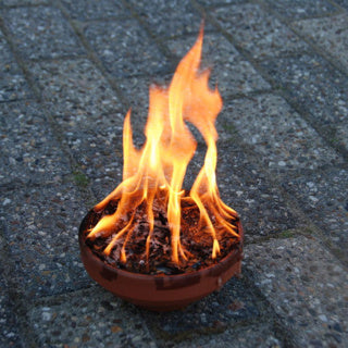 Esschert design vuurpot met stro