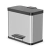 Hailo öko trio plus prullenbak - 3 x 9l - rvs