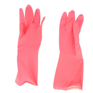 Multy rubberen huishoudhandschoenen m geel