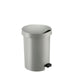 Sunware Sunware Zodiac Pedal Bin 5L Silver Grey