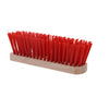 Linea straatbezem rood nylon-hout 30cm