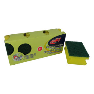 Multi Scourers Manija duro 3 piezas