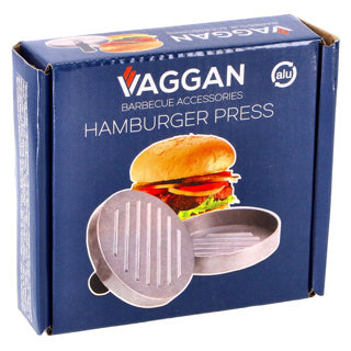 VAGGAN HAMBURGER CAKER ALLUMINUM 11,7 x 9 cm