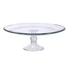 Royal Leerdam Cake Plateau Glass a pie 33 cm x 12.2 cm