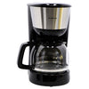 Cafetera Inventum 1,25l negra acero inoxidable 10 tazas