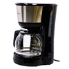 Cafetera Inventum 1,25l negra acero inoxidable 10 tazas