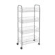 Metaltex Metaltex Kitchen Bathem Storage Trolley ascona 41x23x84 cm ruedas