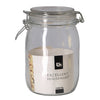 Excelente Housware Housware Glass Stock Jar con Clamp 1L
