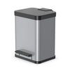Hailo Hailo oko duo più m secchio pedale 2x9l argento nero
