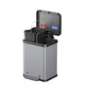 Hailo Hailo Oko Duo Plus M Pedal Bucket 2x9l Silver Black