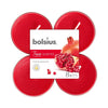 Bolsius maxilichten true scents granaatappel clearcup | 3 stuks