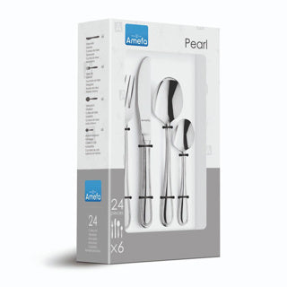 Set di posate di perle Amefa Box regalo da 24 pezzi