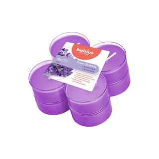 Bolsius maxilichten verdaderos aromas lavendel 8 piezas