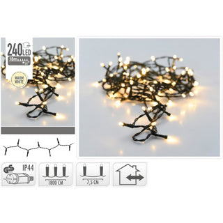 S.I.A. S.I.A. Luces de Navidad 18m 240 luces LED IP44