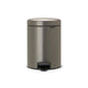 Brabantia Brabantia Newicon Pedal Bin 5L Platinum