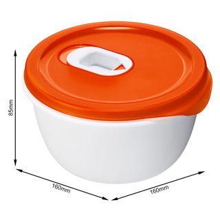 Plato de microondas Rotho 0.8 l micro papaya rojo