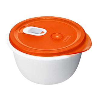 Rotho clever magnetronschaal 1.5l papaya rood