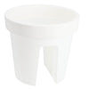 Balcone rotondo di base Bin 28 cm bianco