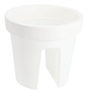 Balcone rotondo di base Bin 28 cm bianco