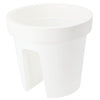Balcone rotondo di base Bin 28 cm bianco