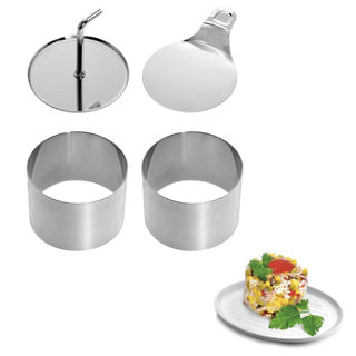 Westmark Westmark Food Formers da 7,5 cm in acciaio inossidabile a 4 pezzi