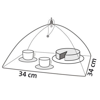 Westmark vliegenkap 34x34 cm | 2 stuks