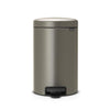 Brabantia newicon prullenbak - 12 liter - platinum