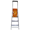 Hailo Hailo L40 Escalera de aluminio para el hogar Klustap 4 Pasos