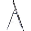 Hailo Hailo L40 Escalera de aluminio para el hogar Klustap 4 Pasos