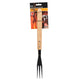 Collezione barbecue collezione barbecue fork di carne di lusso 41 cm in acciaio inossidabile in quercia