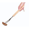 Collezione barbecue collezione barbecue fork di carne di lusso 41 cm in acciaio inossidabile in quercia